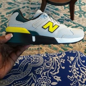 Grey and green New Balance